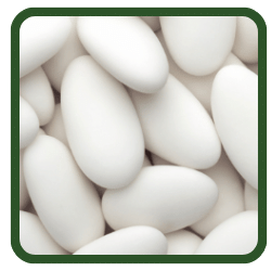 (image for) Almonds Sugared - White